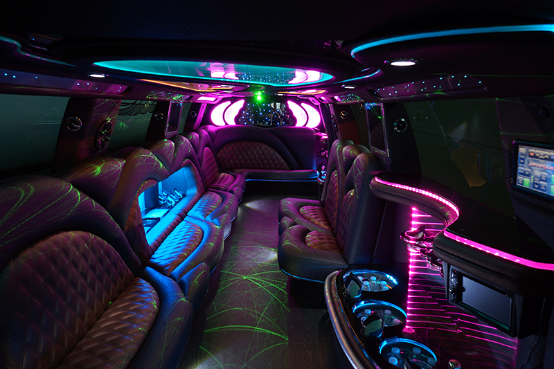 Luxury limo seats