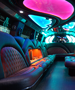 Cool roof design in a limo